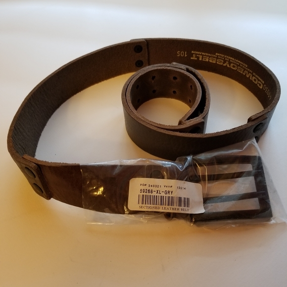 Cowboysbelt Other - NWT Men's Cowboysbelt 40-44" Grey Belt